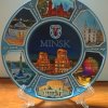 Тарелка из мрамора со вставками